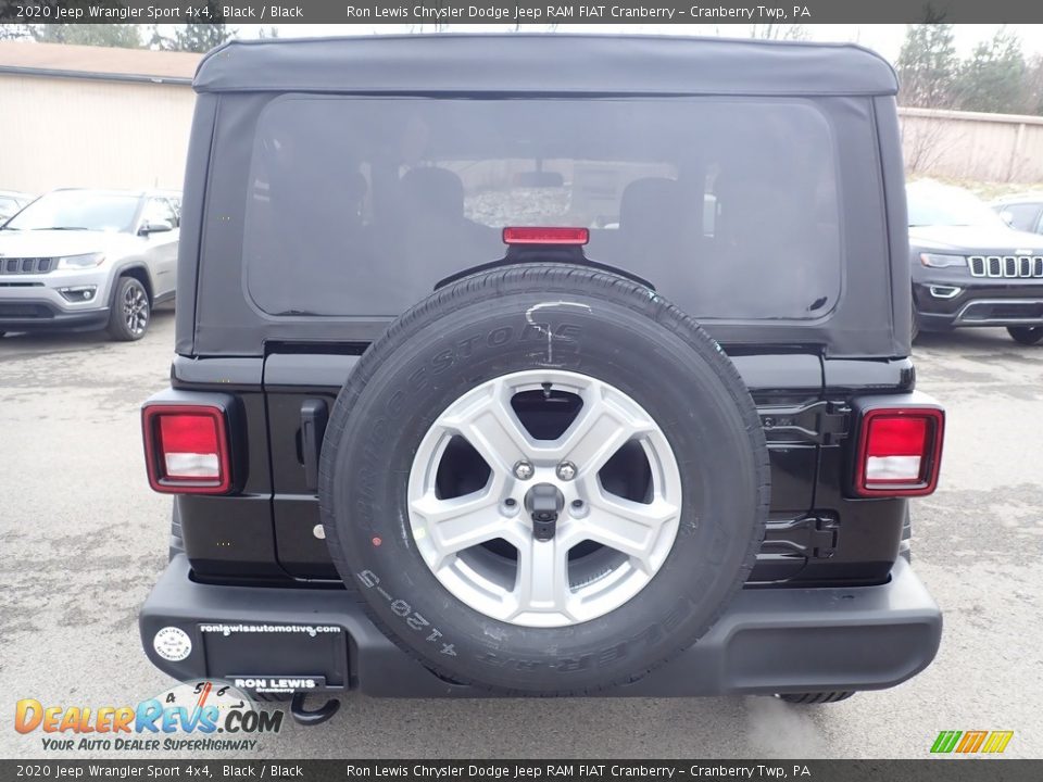 2020 Jeep Wrangler Sport 4x4 Black / Black Photo #4