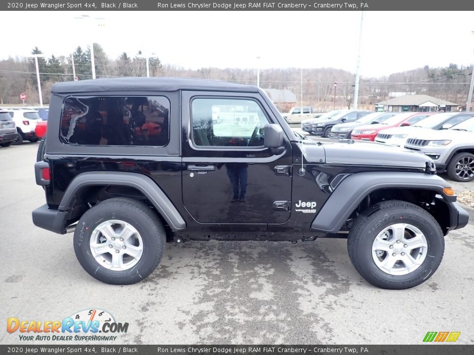 2020 Jeep Wrangler Sport 4x4 Black / Black Photo #6