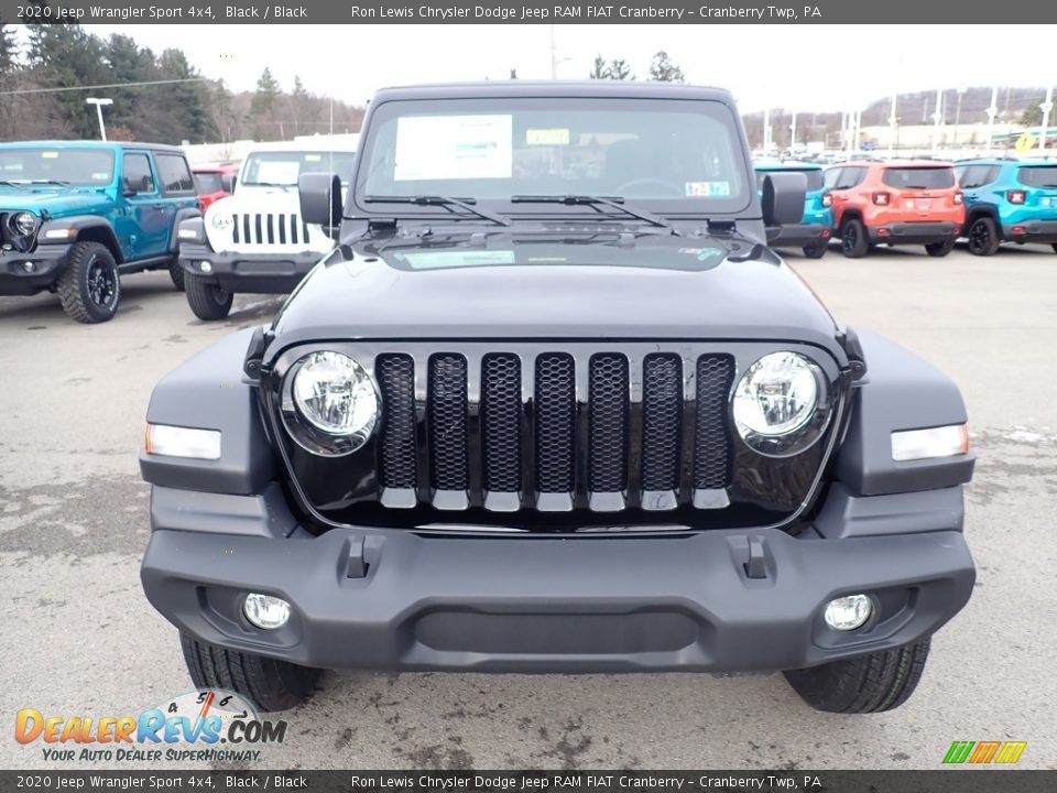 2020 Jeep Wrangler Sport 4x4 Black / Black Photo #8