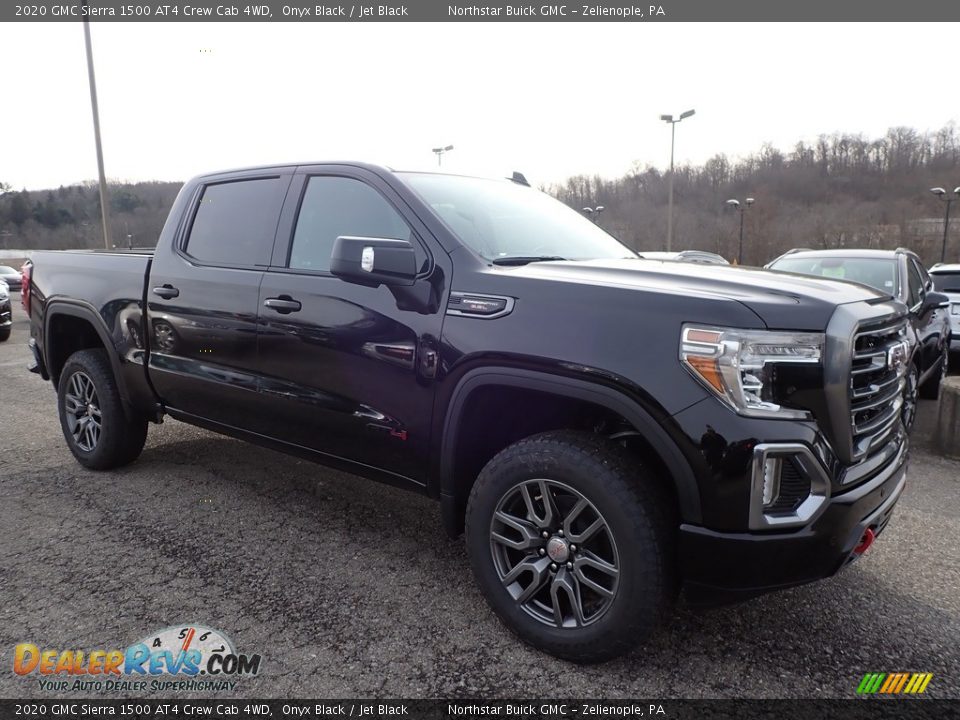 2020 GMC Sierra 1500 AT4 Crew Cab 4WD Onyx Black / Jet Black Photo #3
