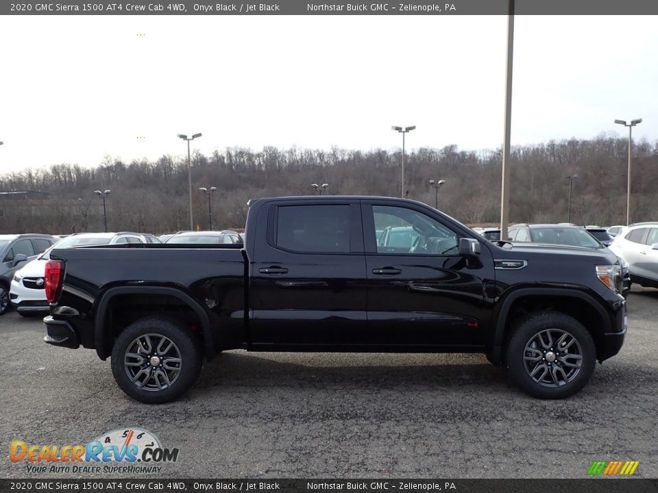 2020 GMC Sierra 1500 AT4 Crew Cab 4WD Onyx Black / Jet Black Photo #4
