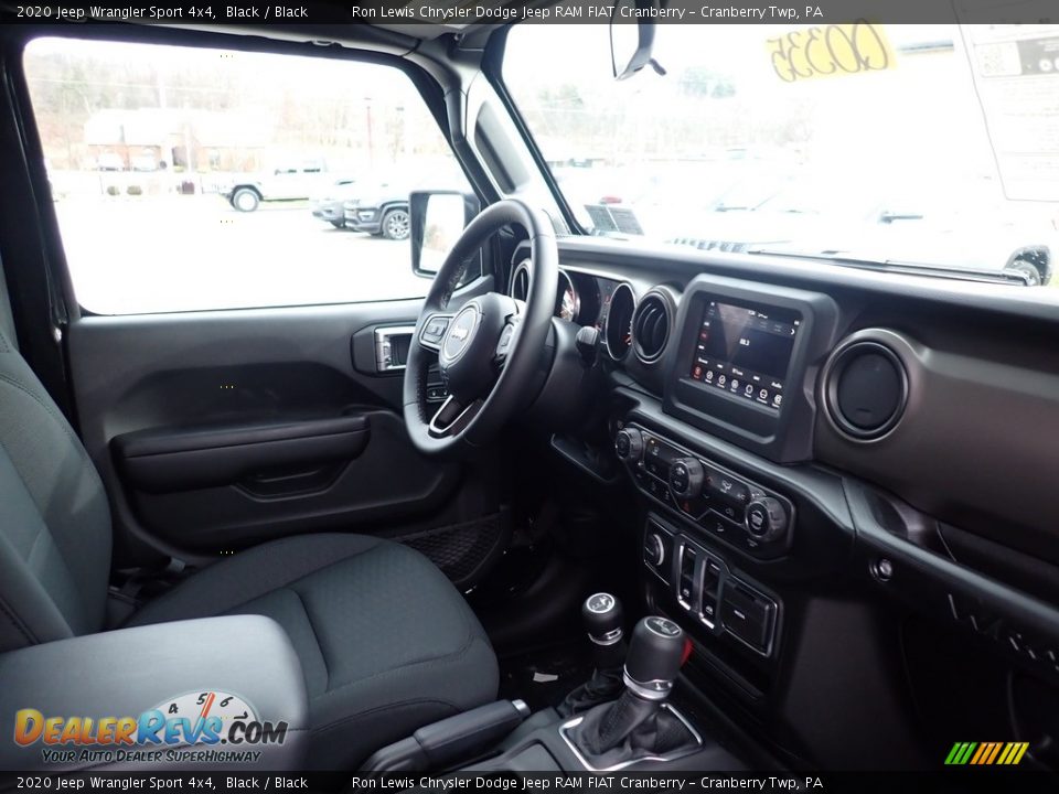 2020 Jeep Wrangler Sport 4x4 Black / Black Photo #11