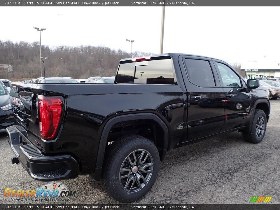 2020 GMC Sierra 1500 AT4 Crew Cab 4WD Onyx Black / Jet Black Photo #5