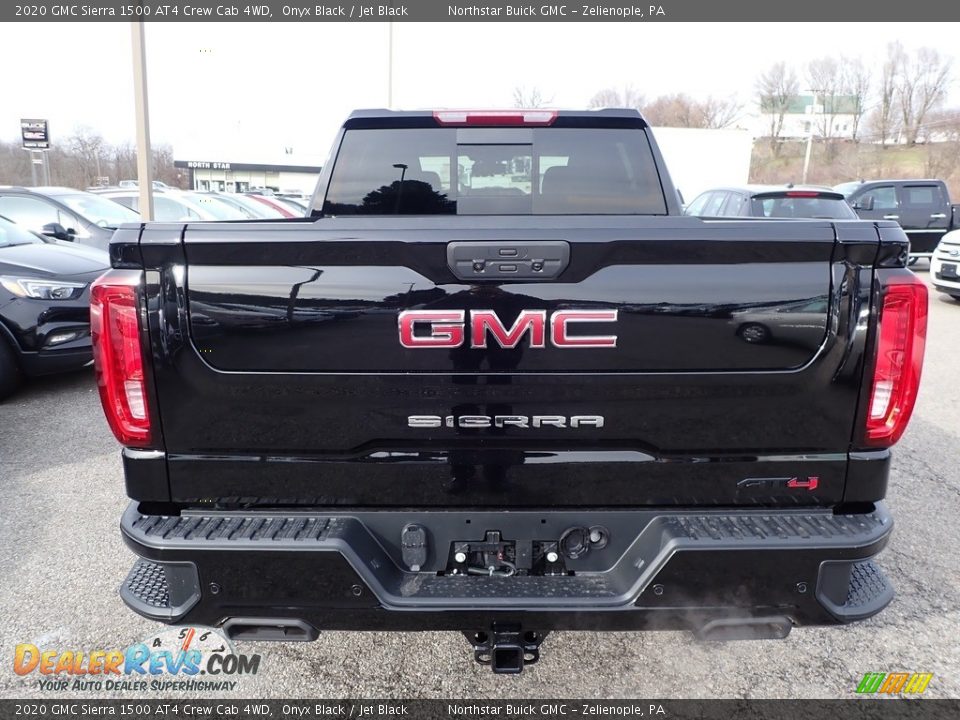 2020 GMC Sierra 1500 AT4 Crew Cab 4WD Onyx Black / Jet Black Photo #6