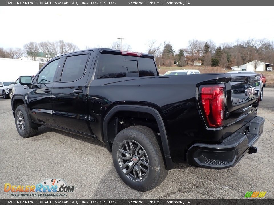 2020 GMC Sierra 1500 AT4 Crew Cab 4WD Onyx Black / Jet Black Photo #7