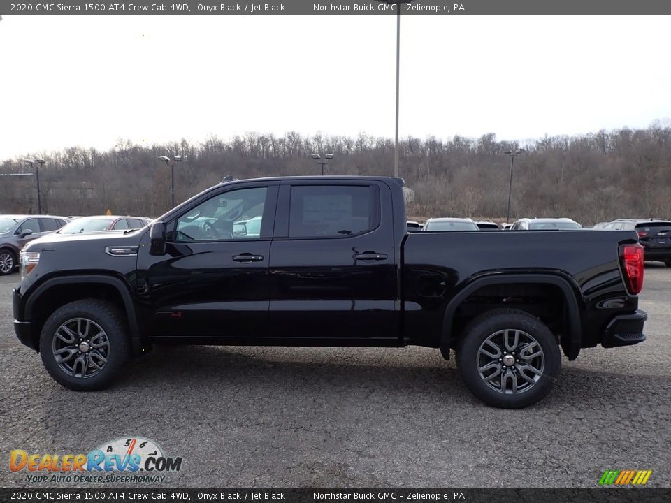 2020 GMC Sierra 1500 AT4 Crew Cab 4WD Onyx Black / Jet Black Photo #8