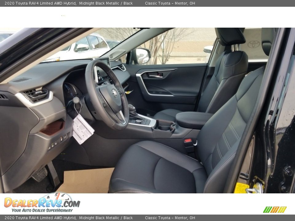 Black Interior - 2020 Toyota RAV4 Limited AWD Hybrid Photo #2