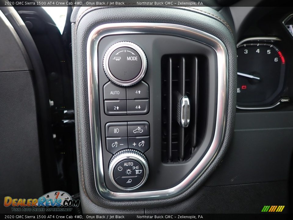 2020 GMC Sierra 1500 AT4 Crew Cab 4WD Onyx Black / Jet Black Photo #11