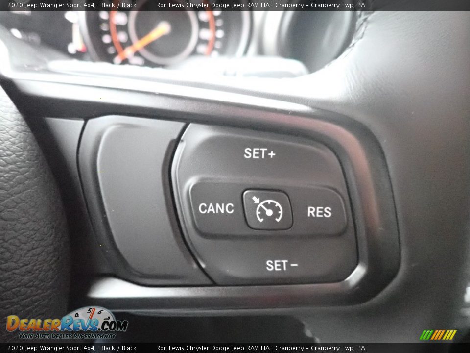 2020 Jeep Wrangler Sport 4x4 Black / Black Photo #18