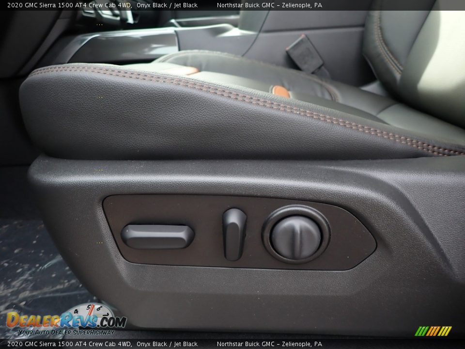 2020 GMC Sierra 1500 AT4 Crew Cab 4WD Onyx Black / Jet Black Photo #12