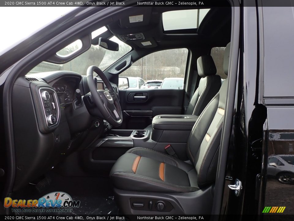 2020 GMC Sierra 1500 AT4 Crew Cab 4WD Onyx Black / Jet Black Photo #13