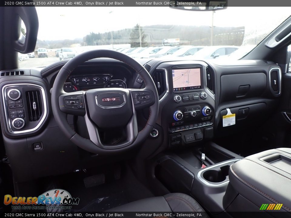 2020 GMC Sierra 1500 AT4 Crew Cab 4WD Onyx Black / Jet Black Photo #15
