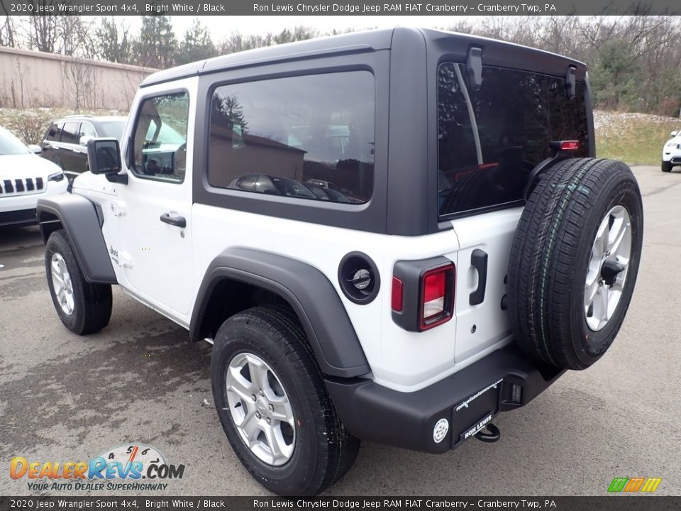 2020 Jeep Wrangler Sport 4x4 Bright White / Black Photo #3