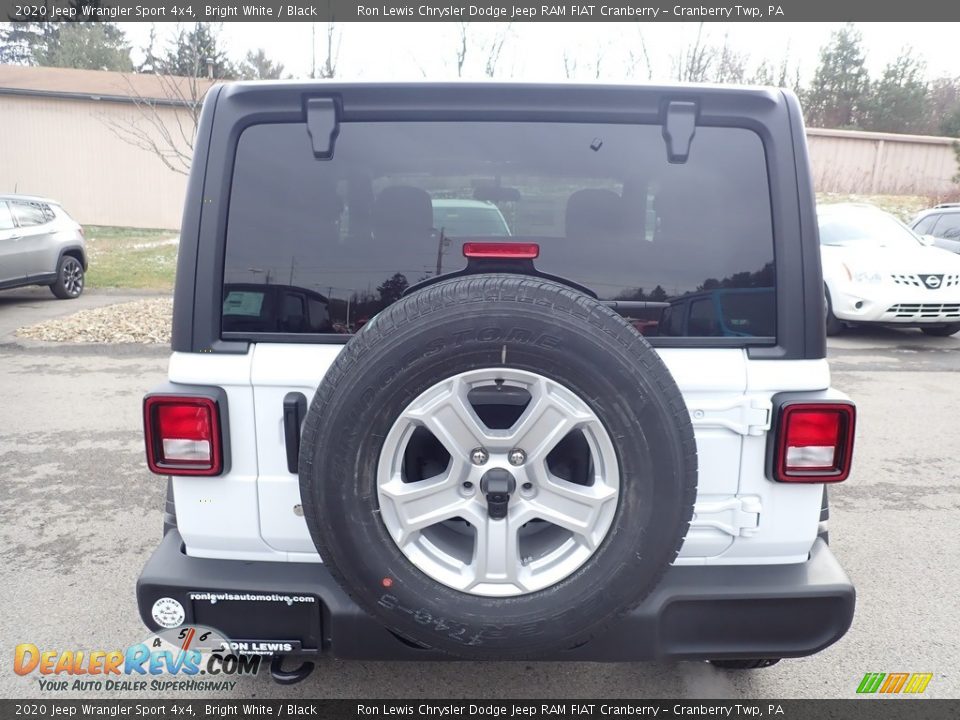 2020 Jeep Wrangler Sport 4x4 Bright White / Black Photo #4