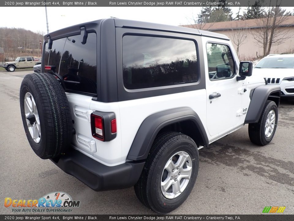 2020 Jeep Wrangler Sport 4x4 Bright White / Black Photo #5