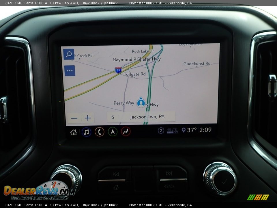 2020 GMC Sierra 1500 AT4 Crew Cab 4WD Onyx Black / Jet Black Photo #19