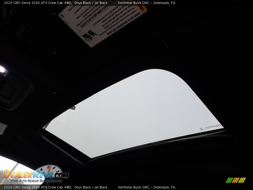 2020 GMC Sierra 1500 AT4 Crew Cab 4WD Onyx Black / Jet Black Photo #20