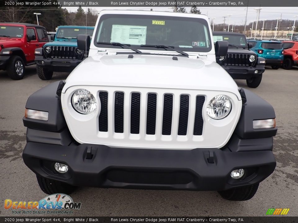 2020 Jeep Wrangler Sport 4x4 Bright White / Black Photo #8