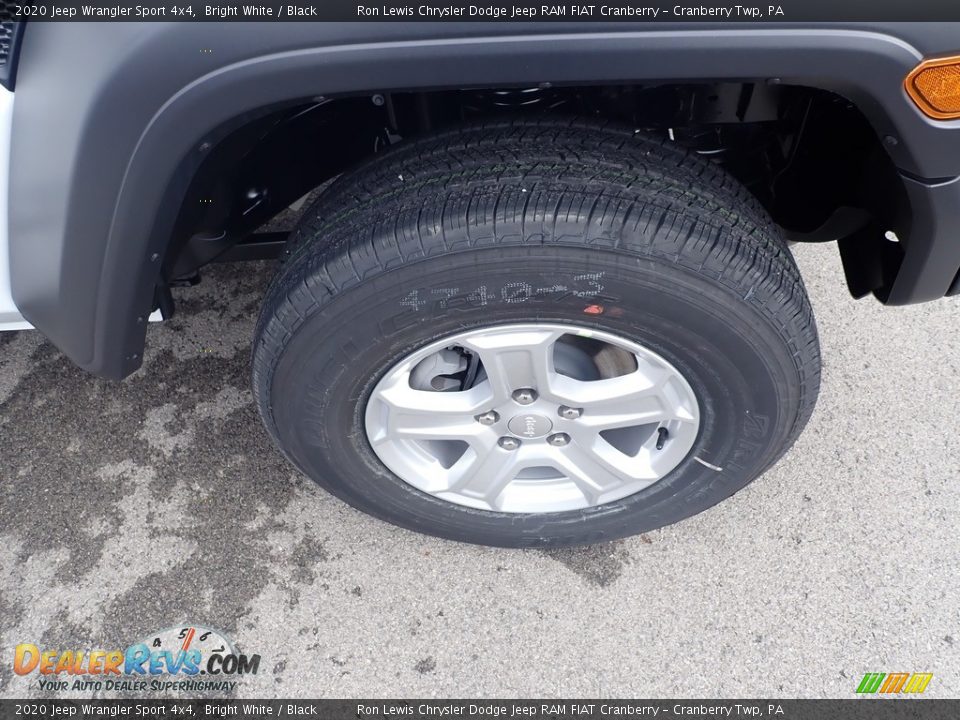 2020 Jeep Wrangler Sport 4x4 Bright White / Black Photo #9