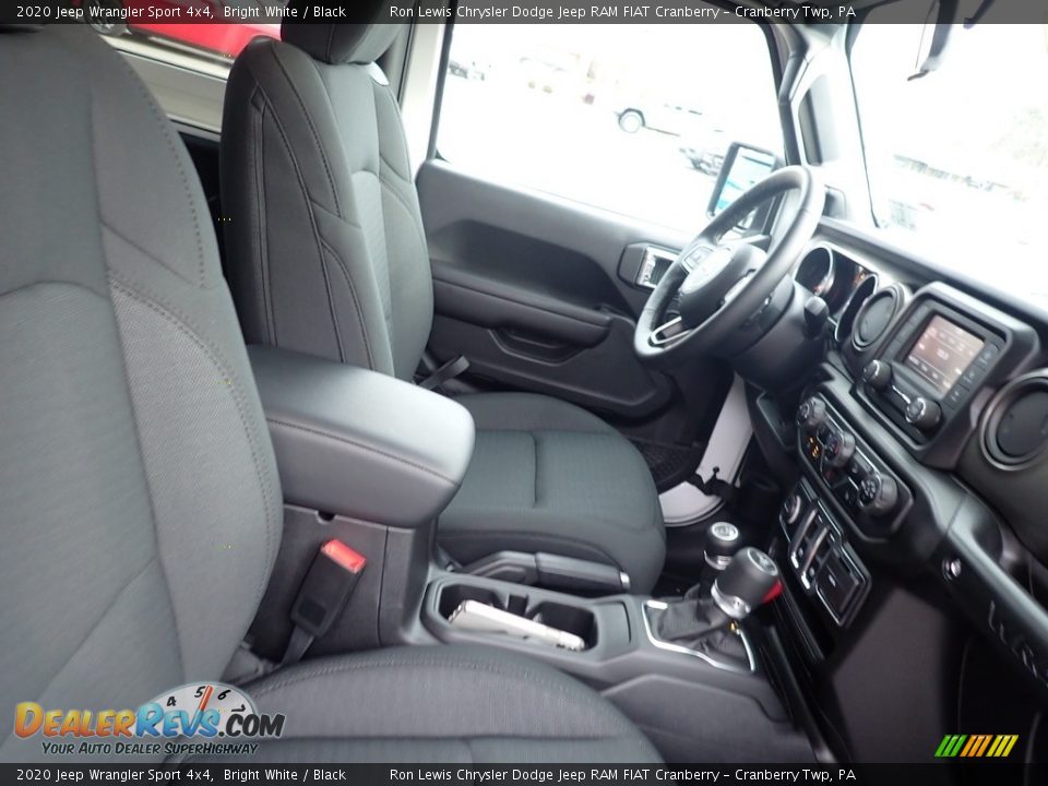 2020 Jeep Wrangler Sport 4x4 Bright White / Black Photo #10