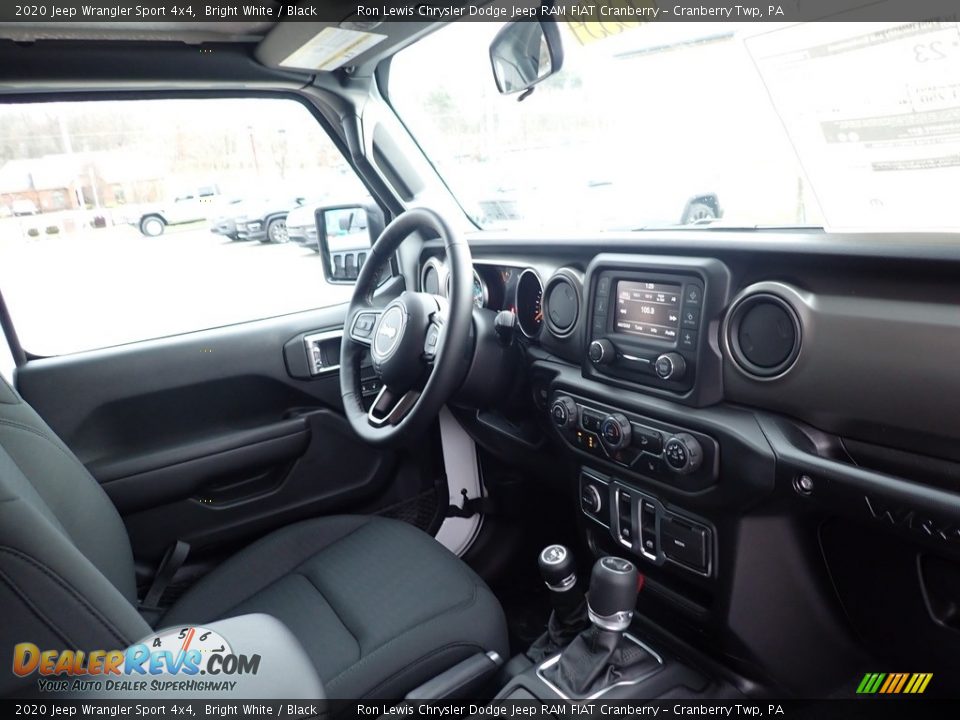 2020 Jeep Wrangler Sport 4x4 Bright White / Black Photo #11