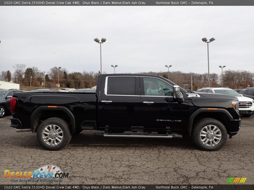 2020 GMC Sierra 2500HD Denali Crew Cab 4WD Onyx Black / Dark Walnut/Dark Ash Gray Photo #4