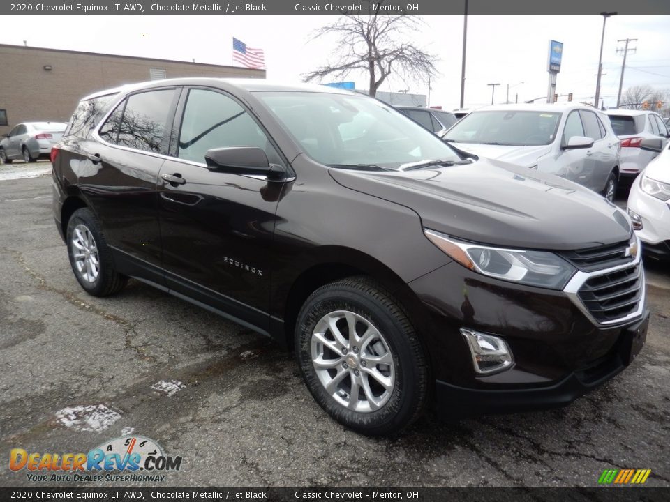 2020 Chevrolet Equinox LT AWD Chocolate Metallic / Jet Black Photo #3