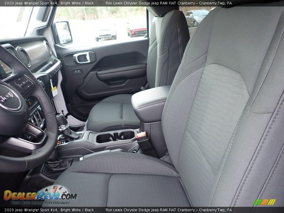 2020 Jeep Wrangler Sport 4x4 Bright White / Black Photo #13