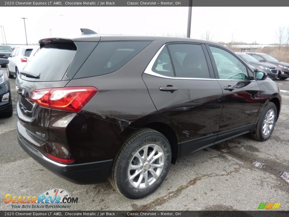 2020 Chevrolet Equinox LT AWD Chocolate Metallic / Jet Black Photo #4