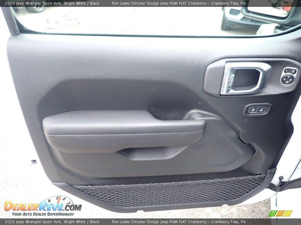 2020 Jeep Wrangler Sport 4x4 Bright White / Black Photo #14