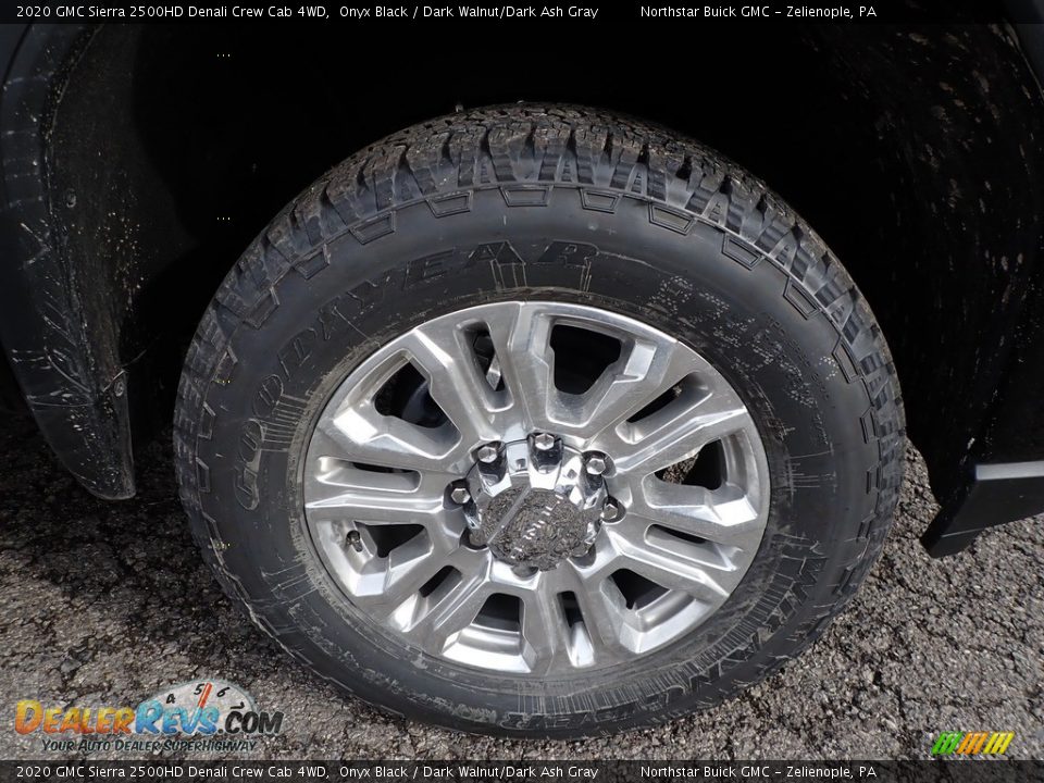 2020 GMC Sierra 2500HD Denali Crew Cab 4WD Onyx Black / Dark Walnut/Dark Ash Gray Photo #9
