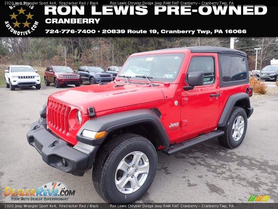 2020 Jeep Wrangler Sport 4x4 Firecracker Red / Black Photo #1