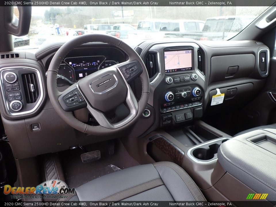 2020 GMC Sierra 2500HD Denali Crew Cab 4WD Onyx Black / Dark Walnut/Dark Ash Gray Photo #14