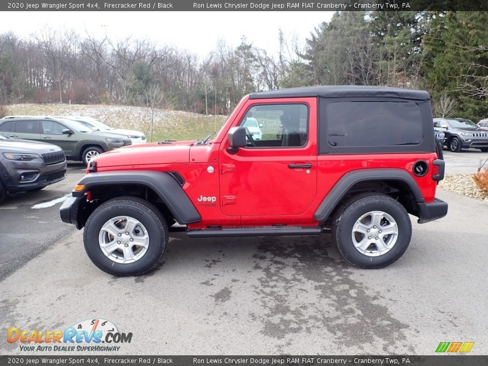 Firecracker Red 2020 Jeep Wrangler Sport 4x4 Photo #2