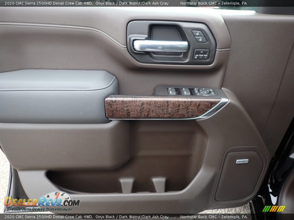 2020 GMC Sierra 2500HD Denali Crew Cab 4WD Onyx Black / Dark Walnut/Dark Ash Gray Photo #15