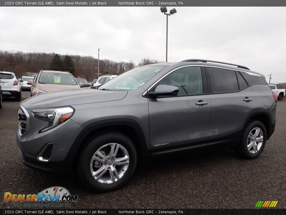 2020 GMC Terrain SLE AWD Satin Steel Metallic / Jet Black Photo #1