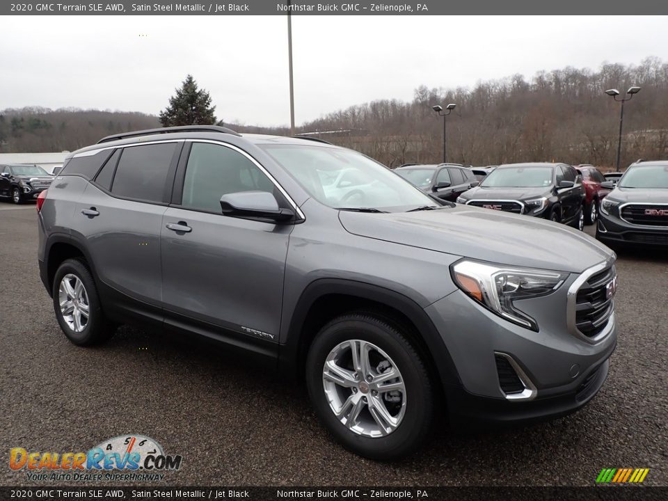 2020 GMC Terrain SLE AWD Satin Steel Metallic / Jet Black Photo #3