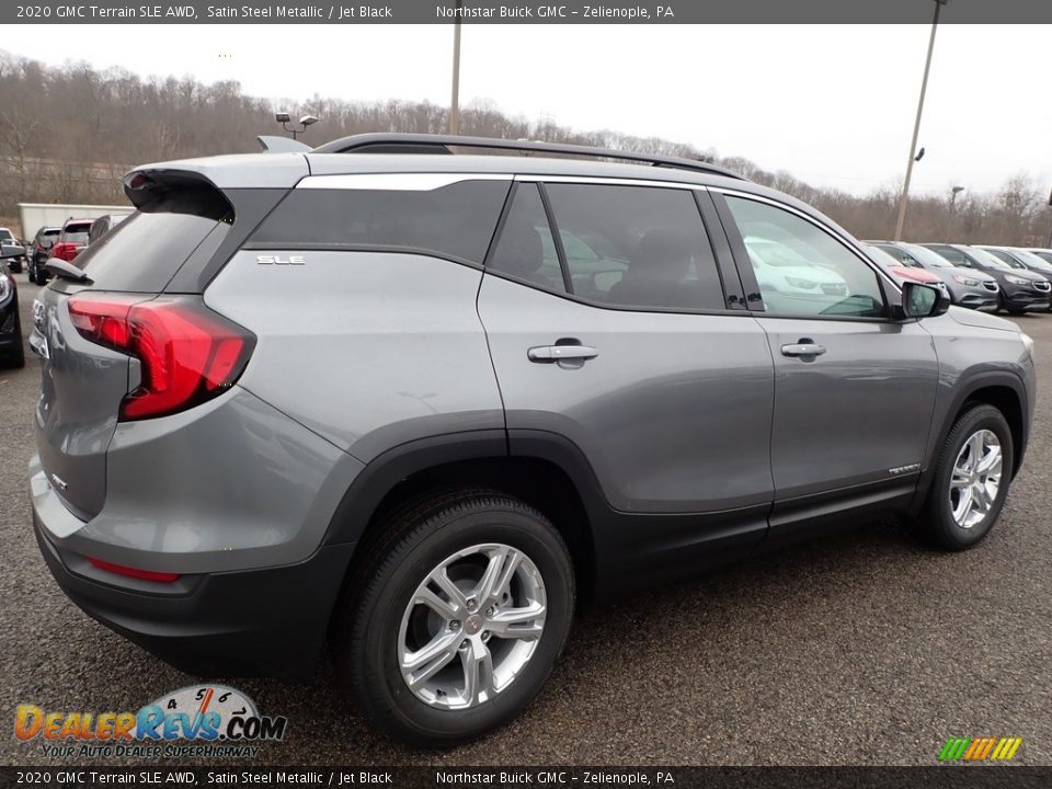 2020 GMC Terrain SLE AWD Satin Steel Metallic / Jet Black Photo #5