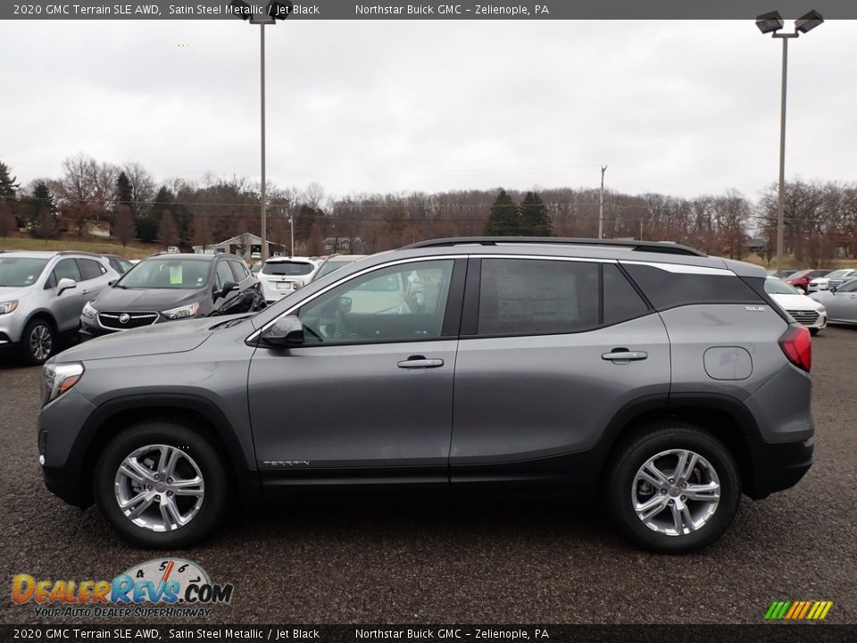 2020 GMC Terrain SLE AWD Satin Steel Metallic / Jet Black Photo #9