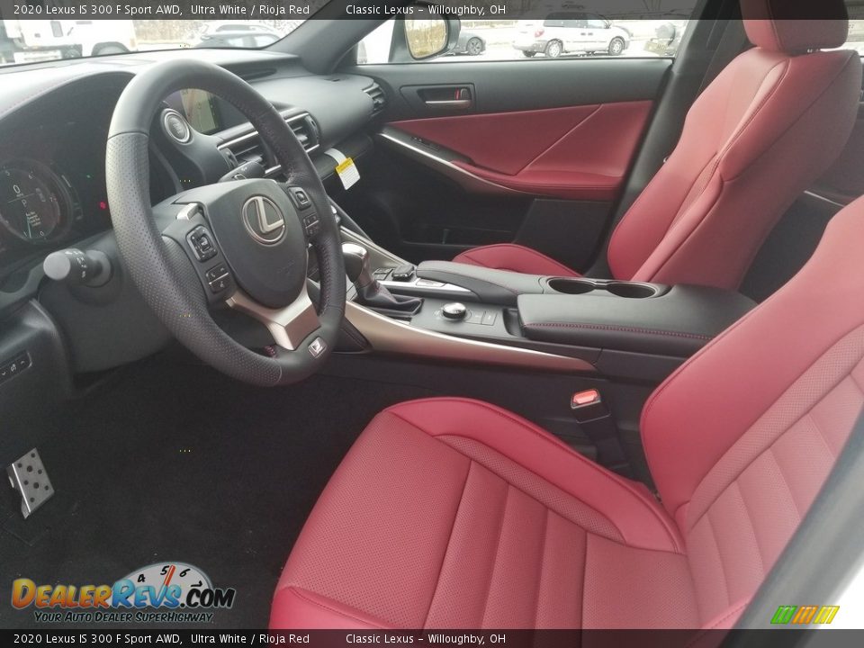 Rioja Red Interior - 2020 Lexus IS 300 F Sport AWD Photo #2