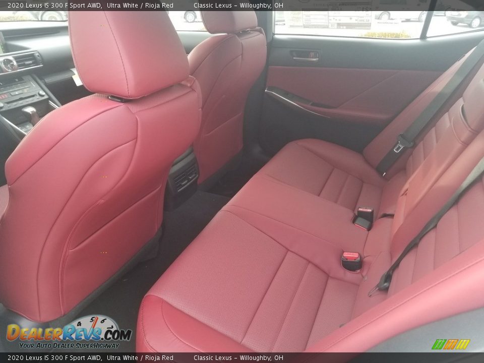 Rear Seat of 2020 Lexus IS 300 F Sport AWD Photo #4