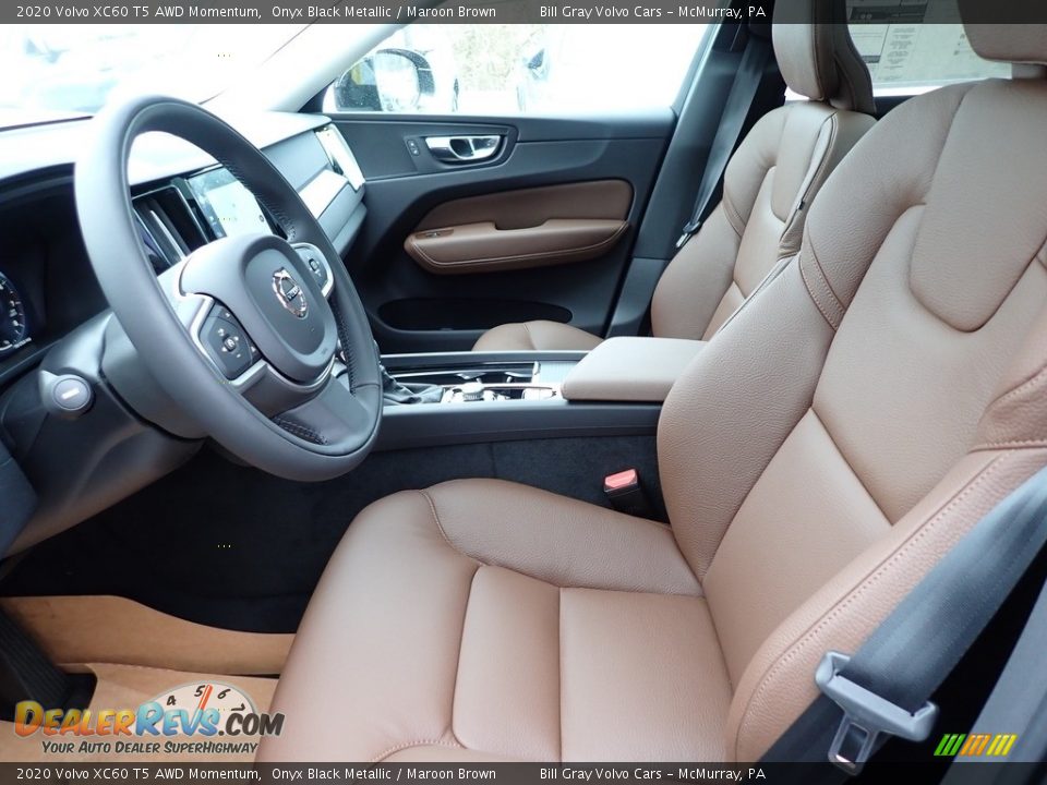 Front Seat of 2020 Volvo XC60 T5 AWD Momentum Photo #7