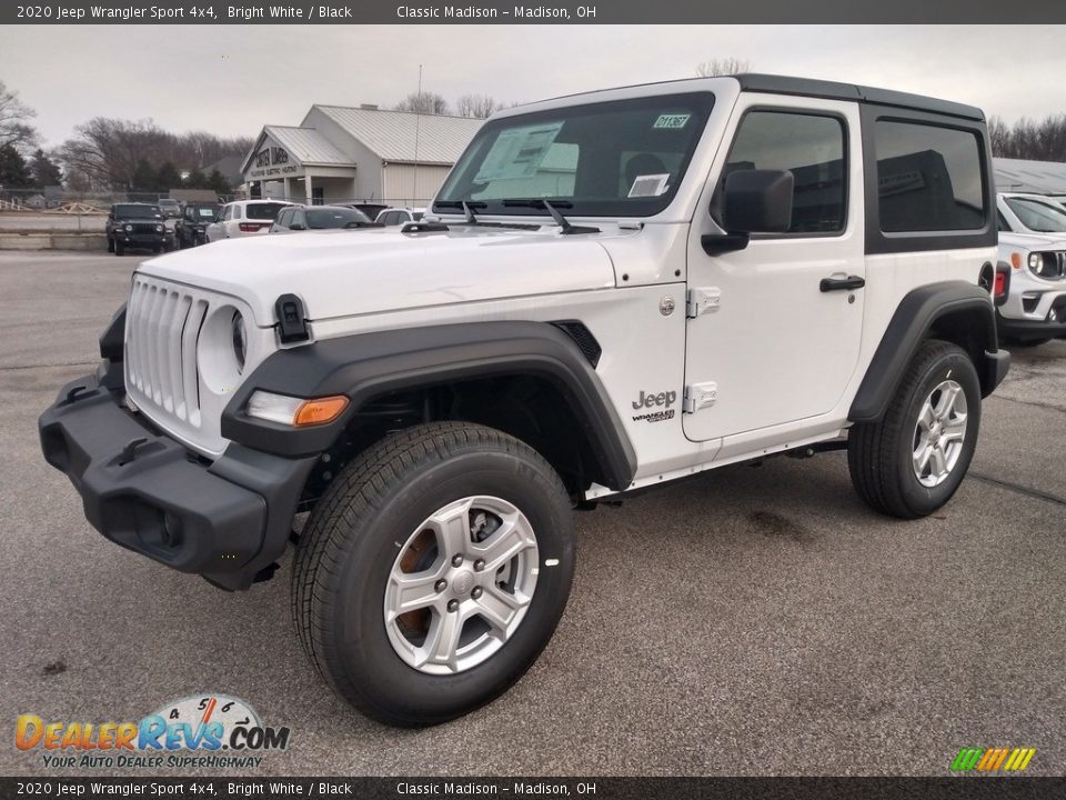 2020 Jeep Wrangler Sport 4x4 Bright White / Black Photo #5