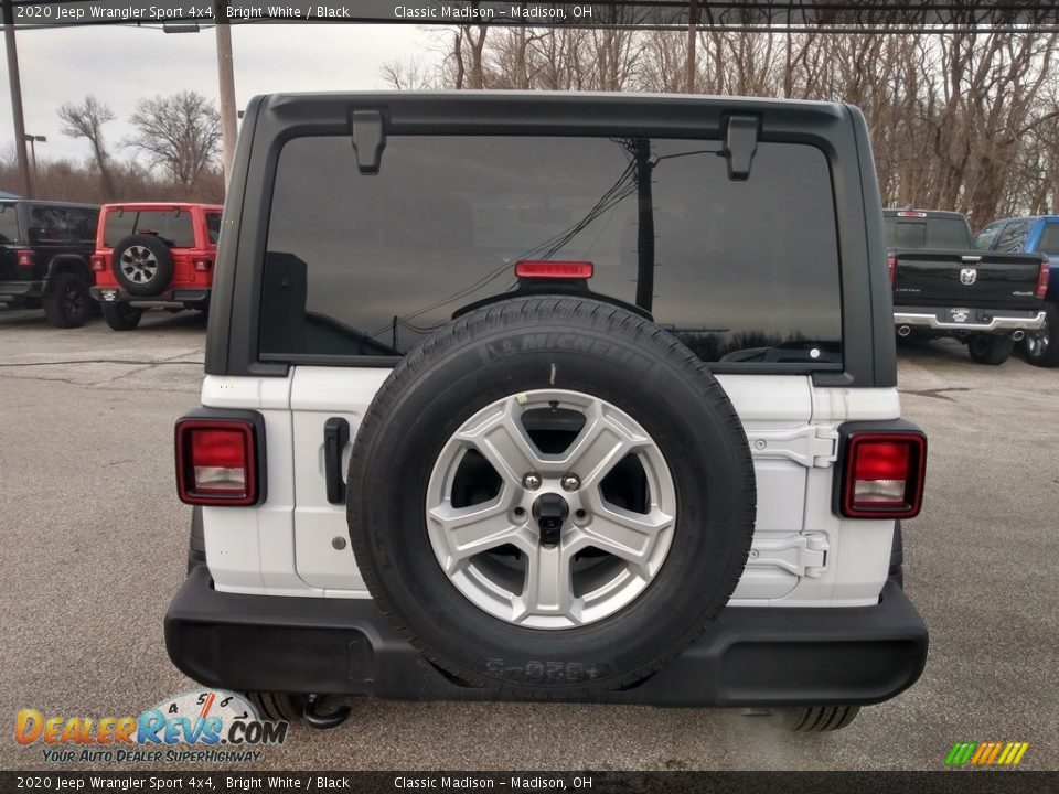 2020 Jeep Wrangler Sport 4x4 Bright White / Black Photo #8