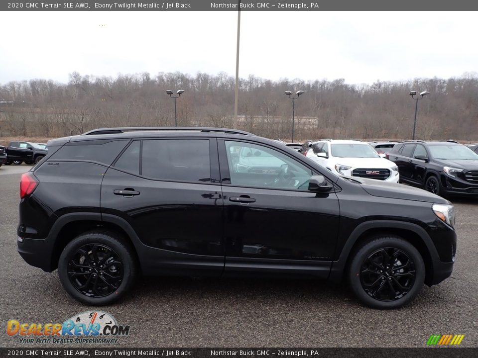 2020 GMC Terrain SLE AWD Ebony Twilight Metallic / Jet Black Photo #4