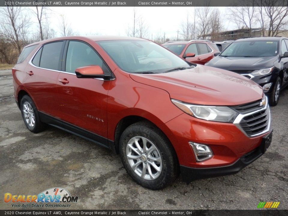 2020 Chevrolet Equinox LT AWD Cayenne Orange Metallic / Jet Black Photo #3