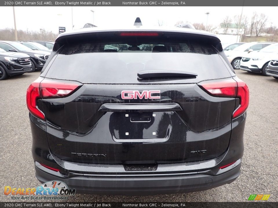 2020 GMC Terrain SLE AWD Ebony Twilight Metallic / Jet Black Photo #6