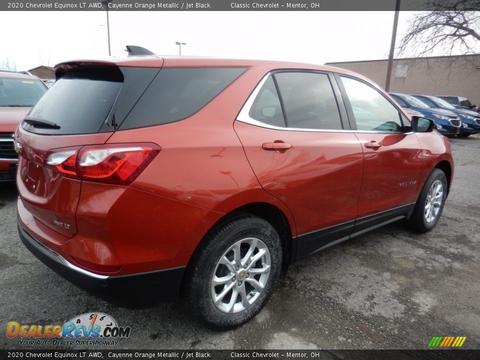 2020 Chevrolet Equinox LT AWD Cayenne Orange Metallic / Jet Black Photo #4