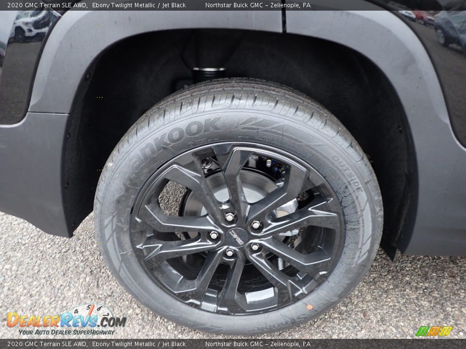 2020 GMC Terrain SLE AWD Ebony Twilight Metallic / Jet Black Photo #10