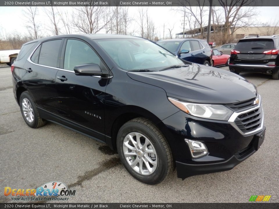 2020 Chevrolet Equinox LT Midnight Blue Metallic / Jet Black Photo #3